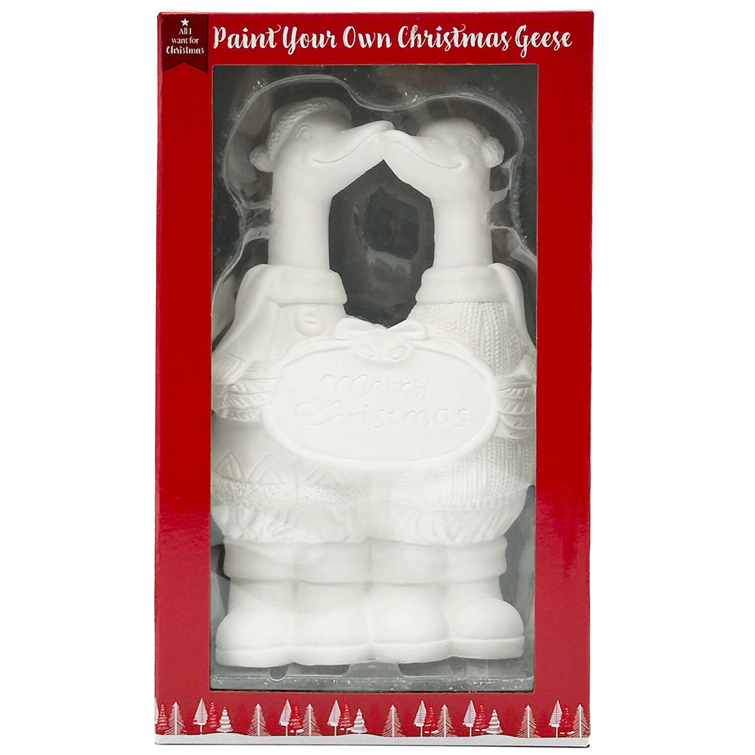 Paint Your Own Christmas Geese Kit - Image 2