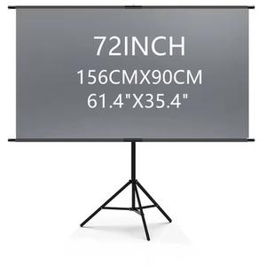 72 Inch Projector screen With Single Bracket