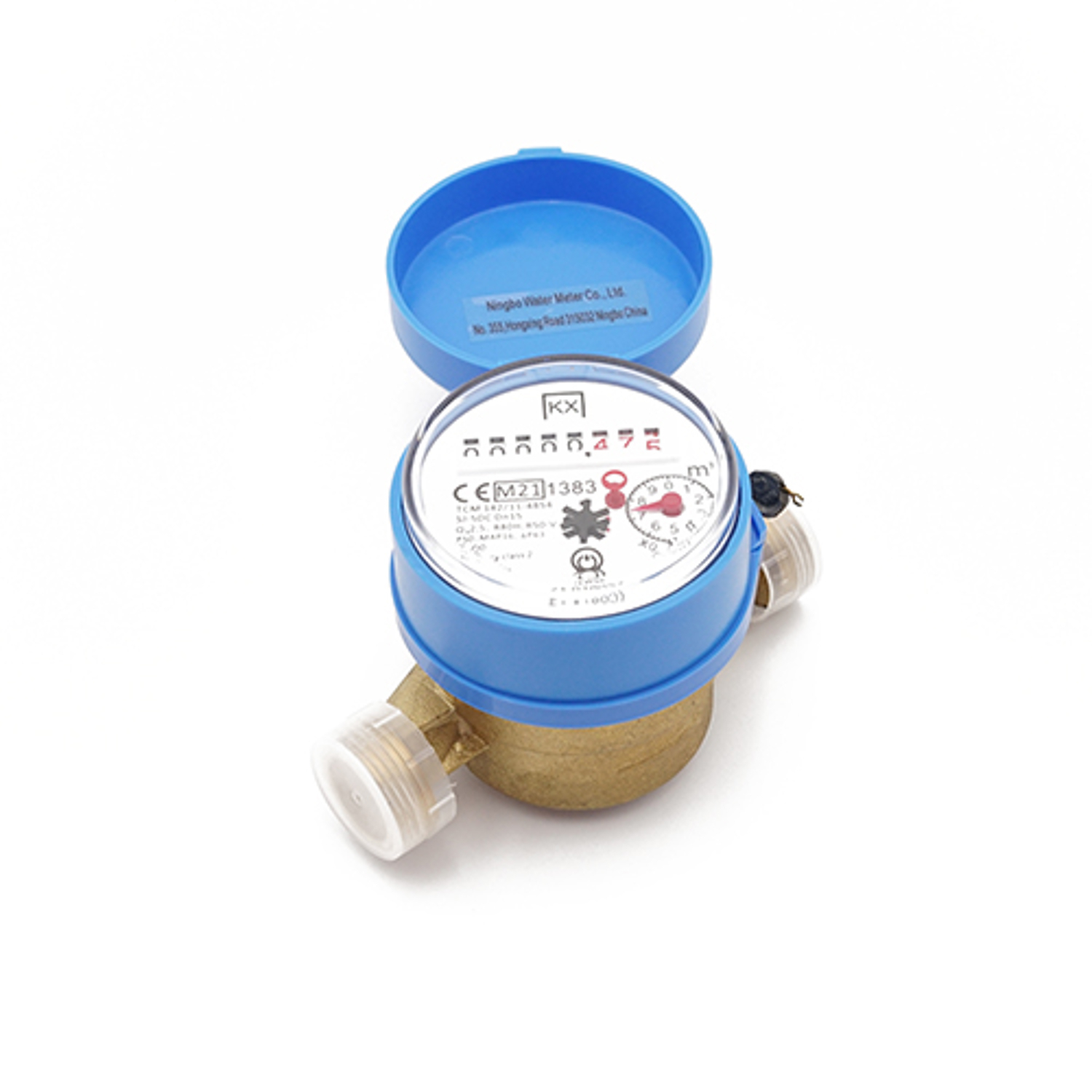 Primaflow Water Meter 1/2" Class B R80 - Sj-Sdc Dn15 - Accurate Measurement - Blue