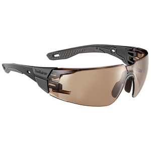 Bolle, Rush+ 2.0, Safety Glasses, Medium/Large, Bronze, Eco-Friendly