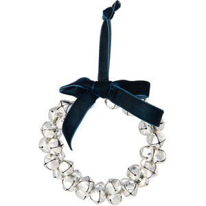 Silver Hanging Bow Bells