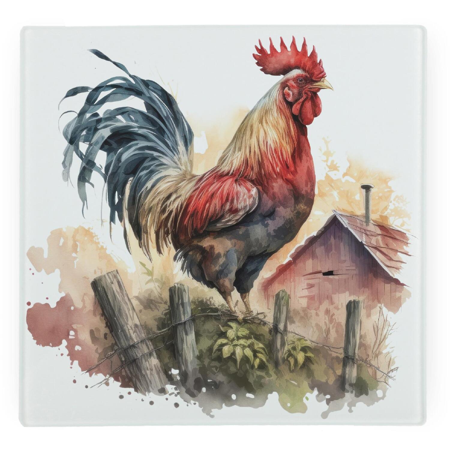 Image of Rooster Large Square Worktop Protector -&hellip;