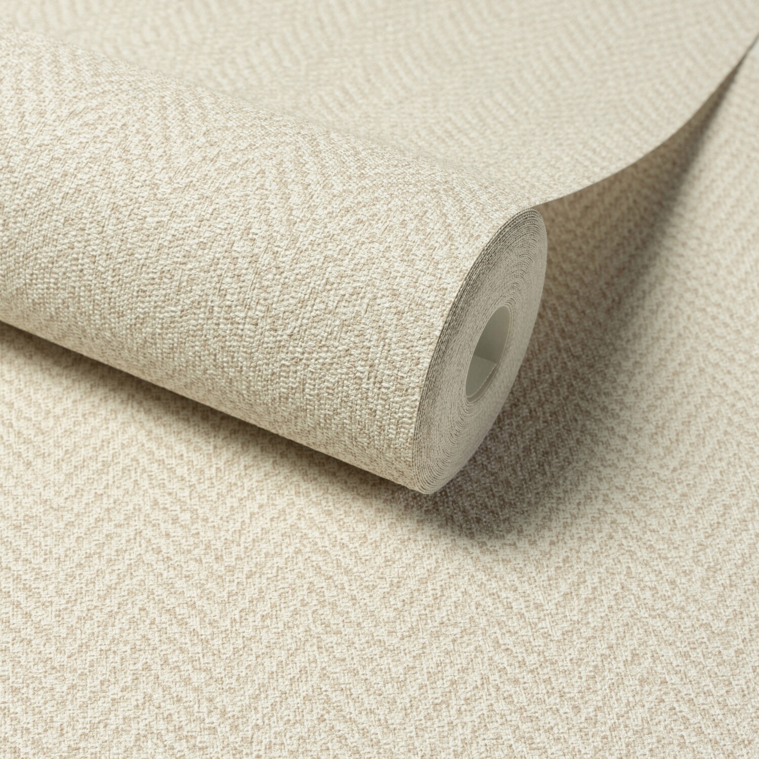 Textured Wallpaper Beige Vinyl Neutral Chevron Weave Matt Embossed Feature Wall - Image 5