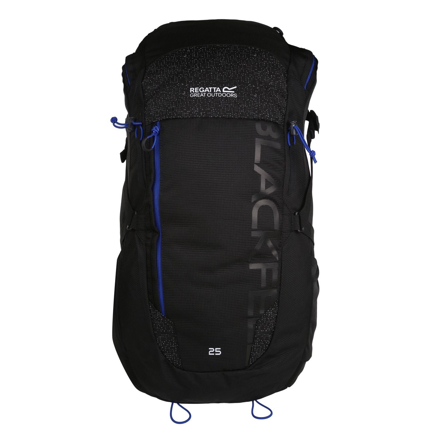 Regatta Unisex Blackfell III 25L Rucksack (Black/Surfspray Blue) - Multicolour - One Size - Image 3