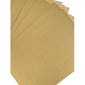 10 Sheets of A4 Harvest Gold Iridescent Sparkle Card