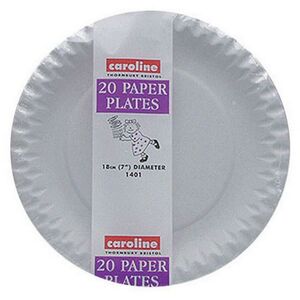 Caroline Disposable Paper Plates (Pack of 20)