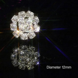 Pack of 10 Luxury Grade A Diamante Embellishments with Four Centre Crystals