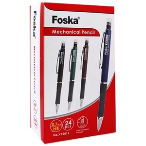 Pack of 24 0.7mm Pen Style Mechanical Pencils with Eraser