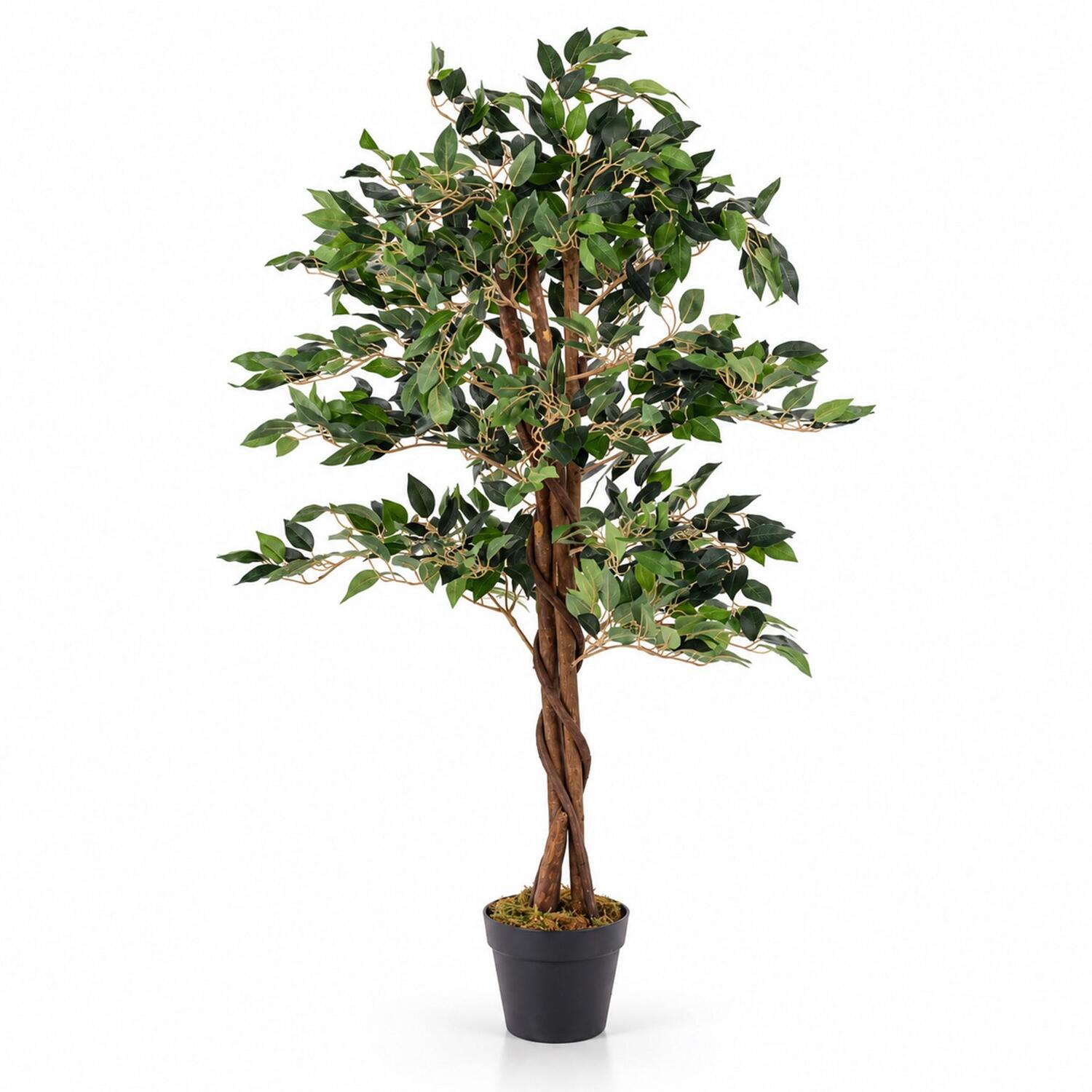 Oypla Artificial Ficus Tree Plant 120Cm Indoor Outdoor Garden Decoration - Image 2