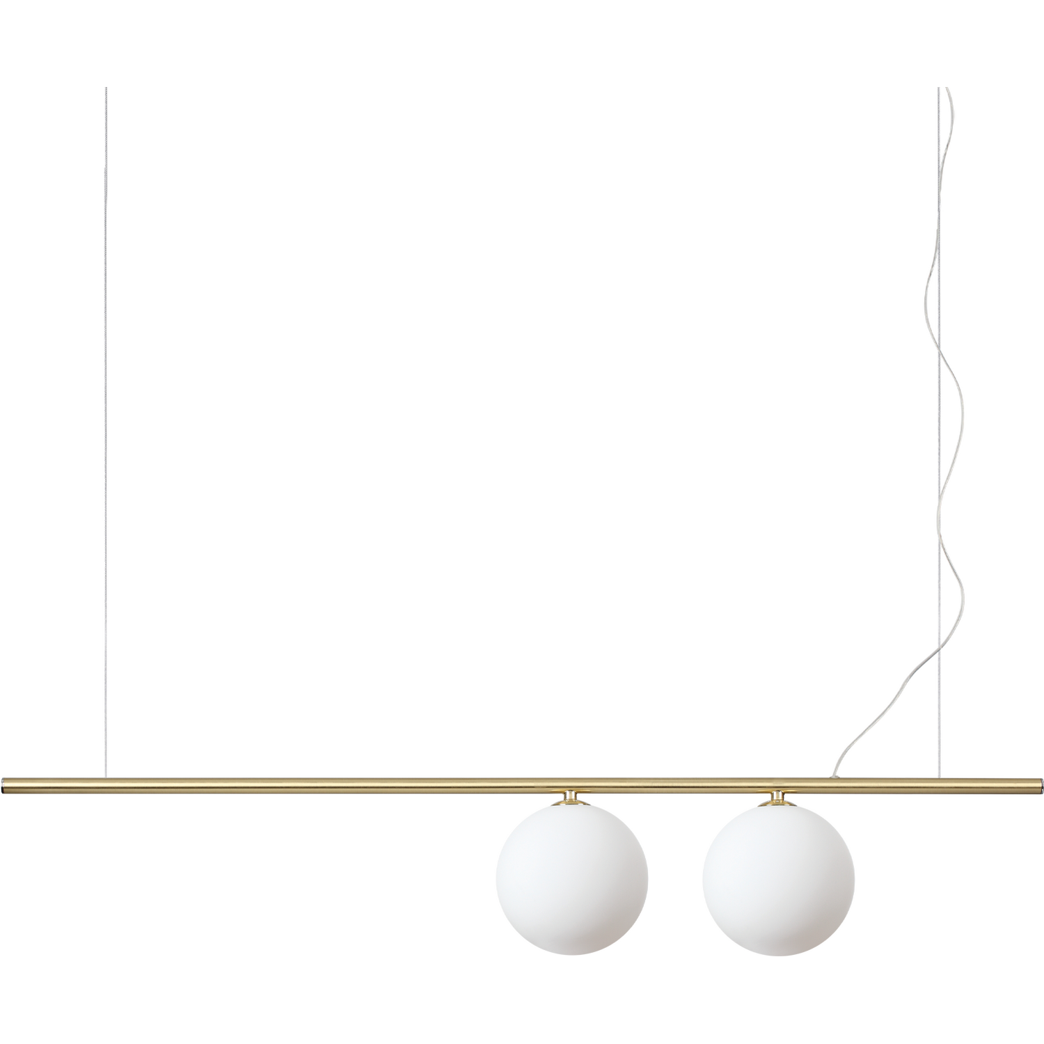 Ideal Lux Lighting Perline Pendant Light Brass - Brass