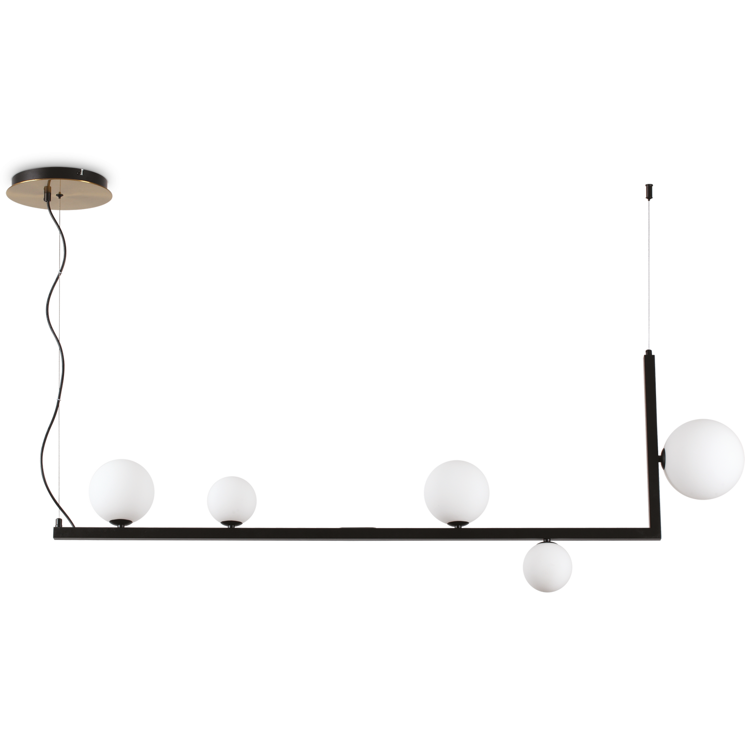 Ideal Lux Lighting Birds Pendant Light Brass - Brass