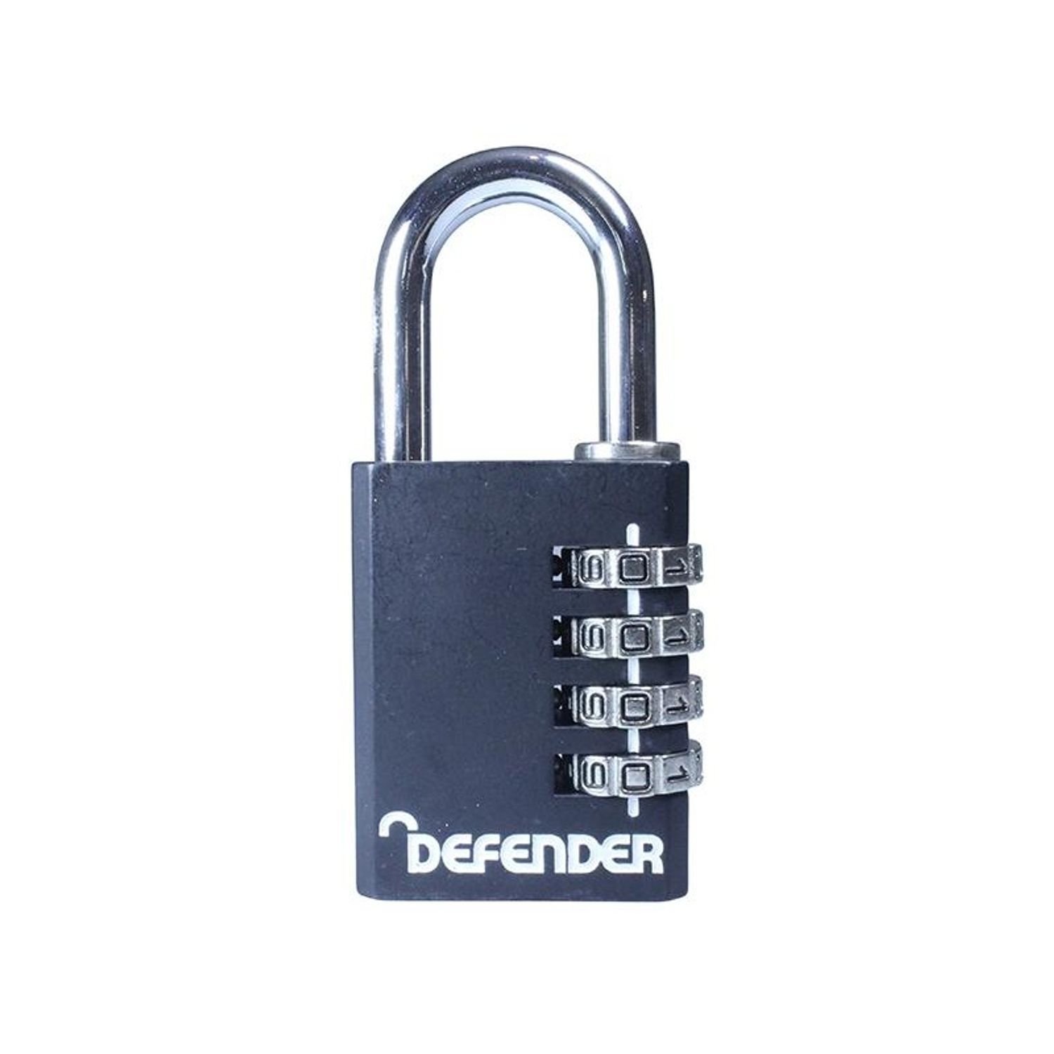 Defender Die-Cast Combination Padlock - Multi Colour