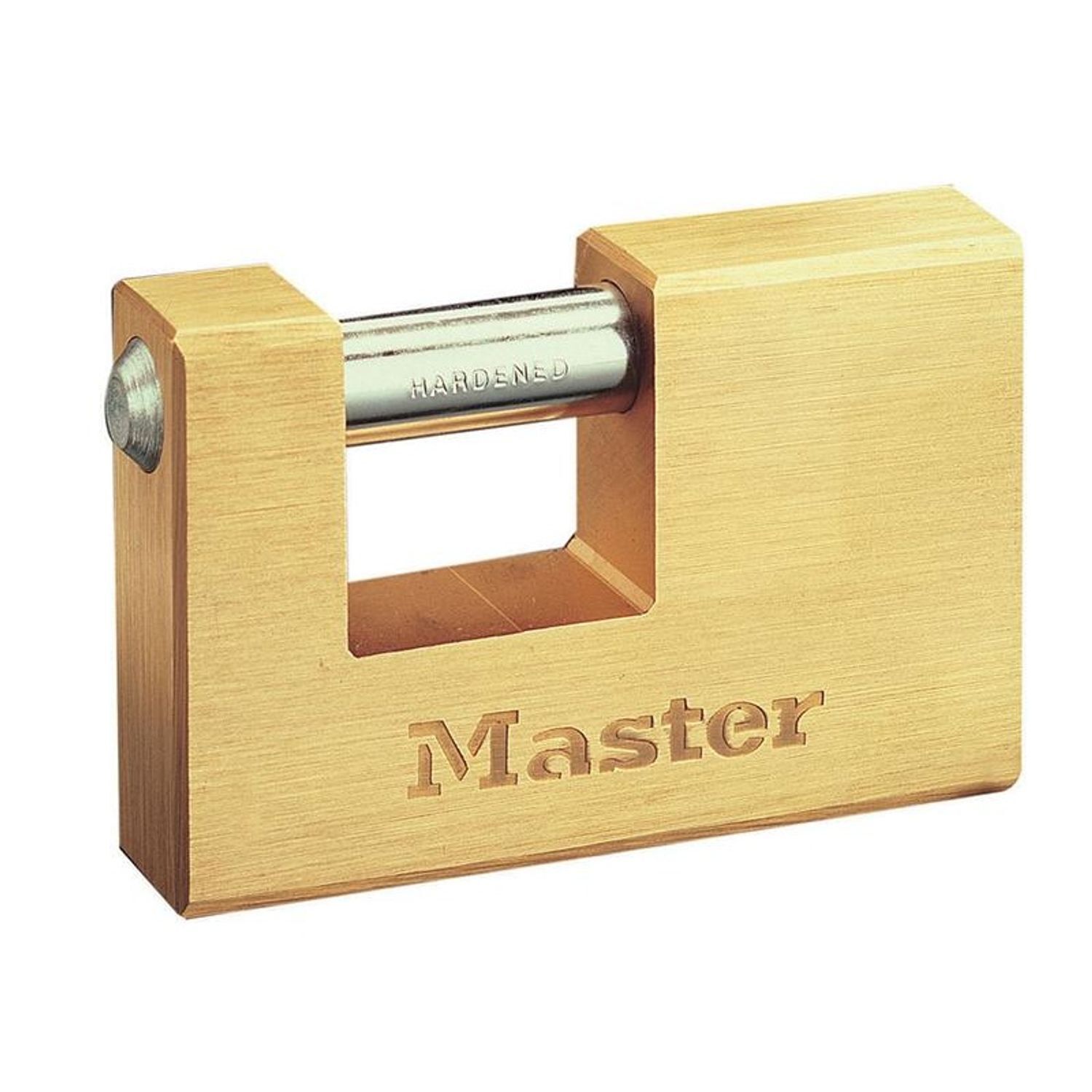 Master Lock Rectangular Solid Brass Body Shutter Padlocks - Multi Colour