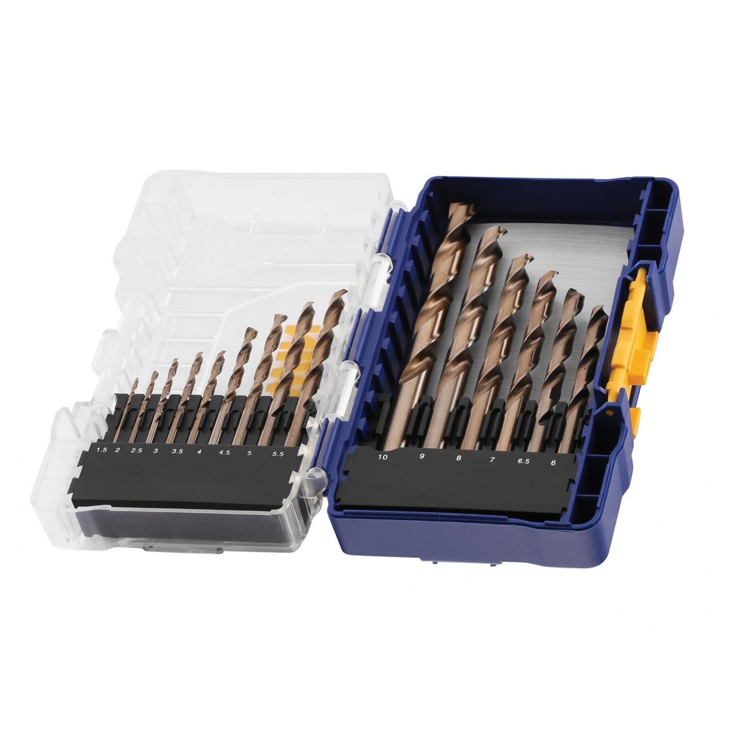 Irwin Hss Cobalt Drill Bit Set, 15 Piece - Multi Colour