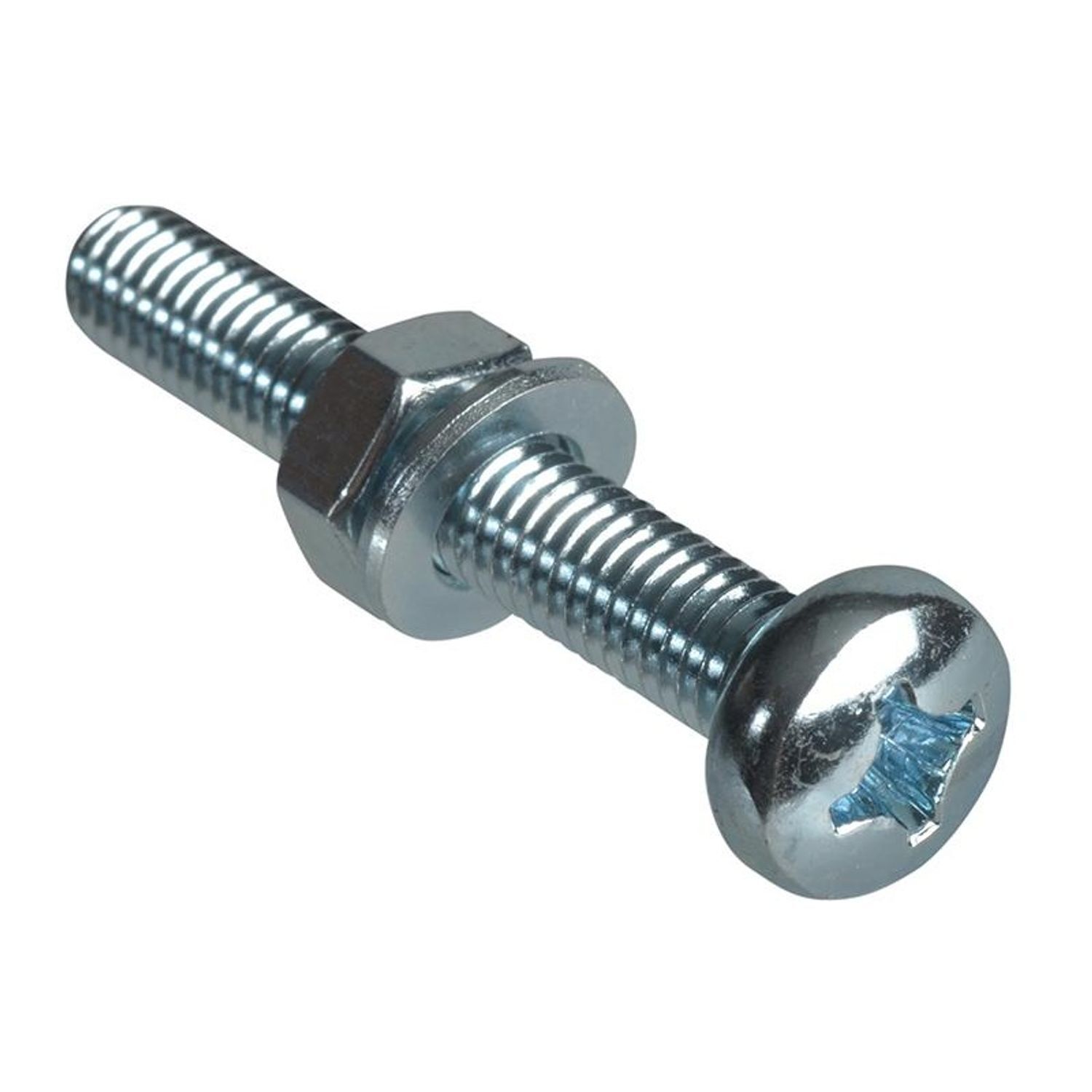 Forgefix Machine Screws, Pozi, Pan Head, Zp - Multi Colour