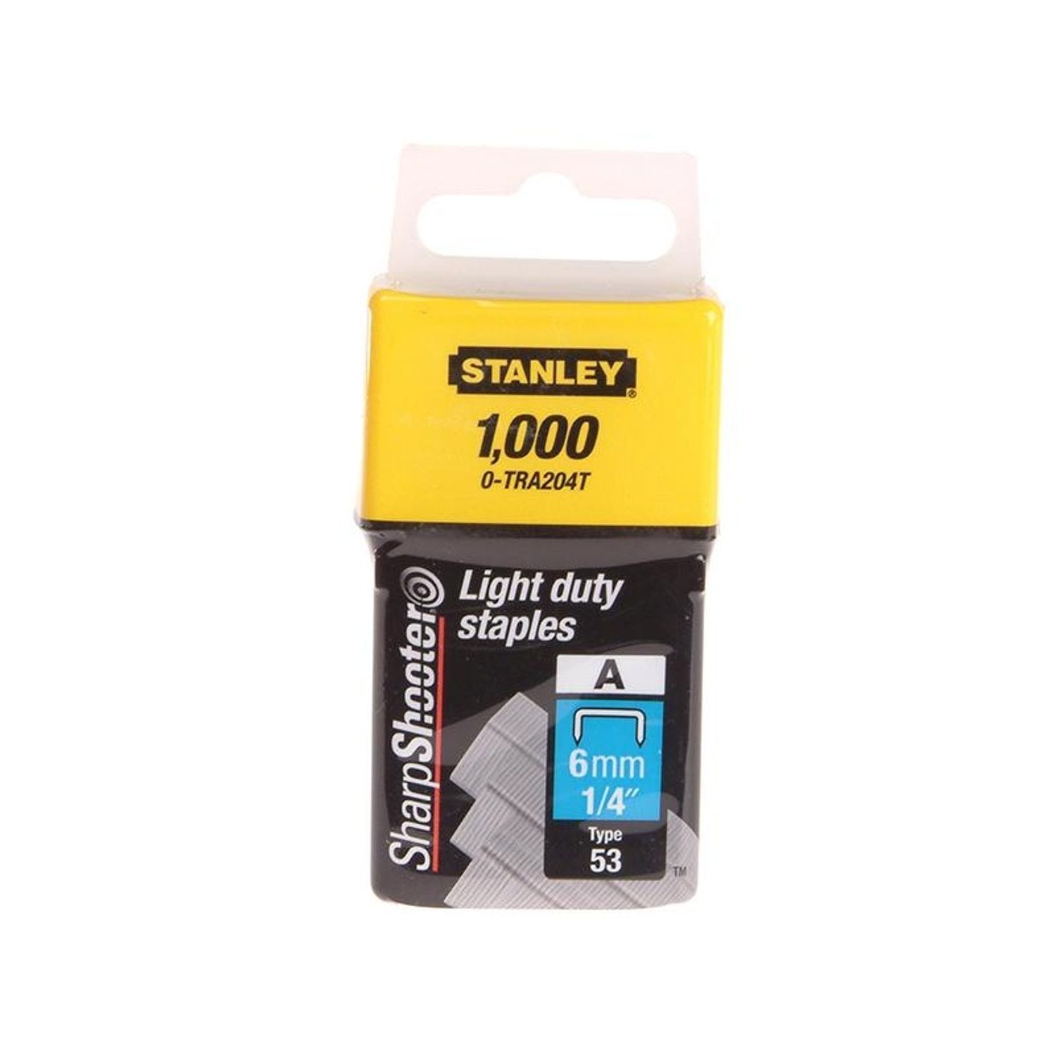 Stanley Hand Tools Tra2 Light-Duty Staples - Multi Colour
