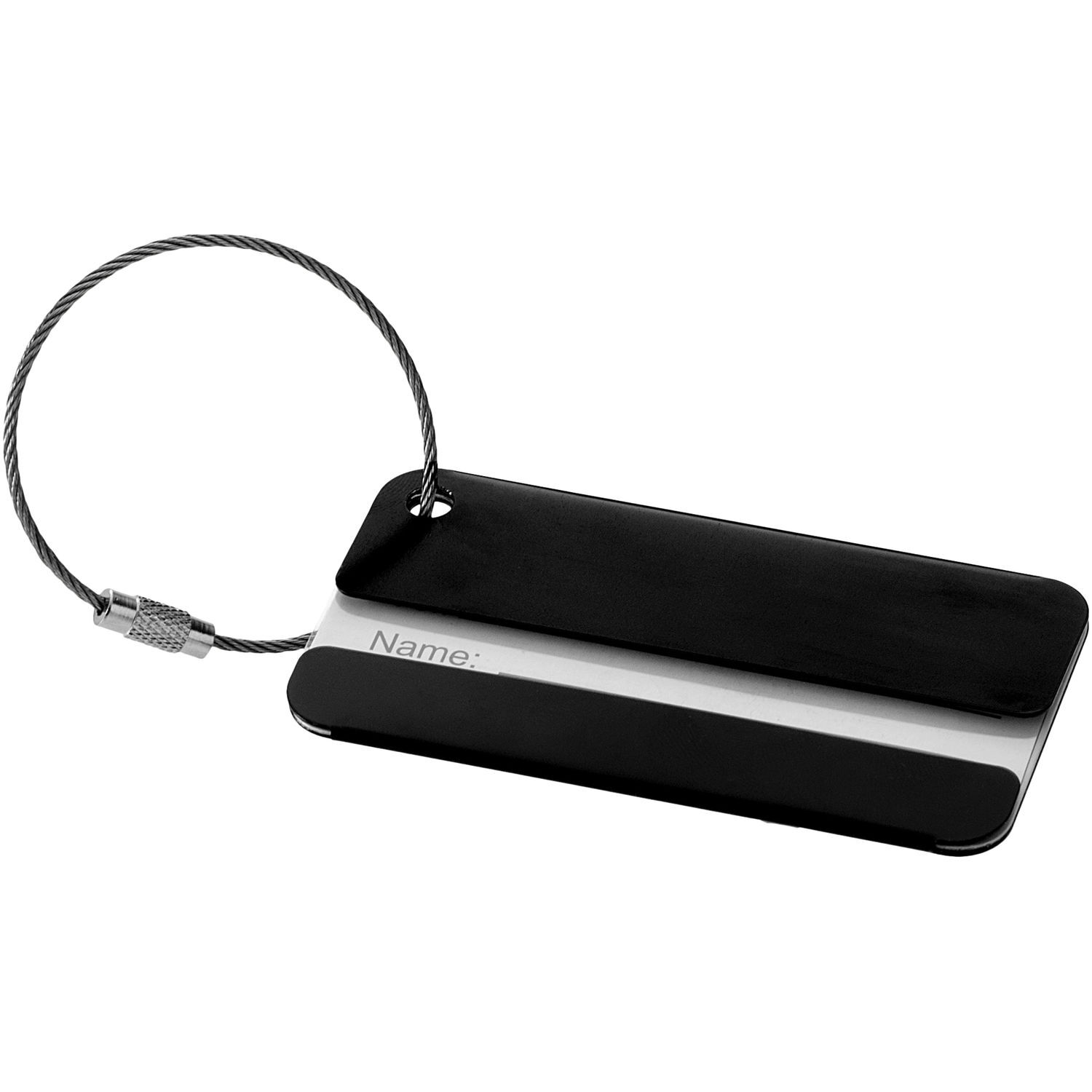 Bullet Discovery Luggage Tag - Solid Black