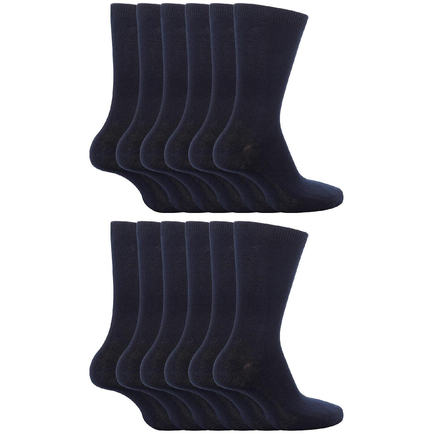 Thmo Sock Snob 12 Pair Plain School Socks Boys & Girls - Image 2