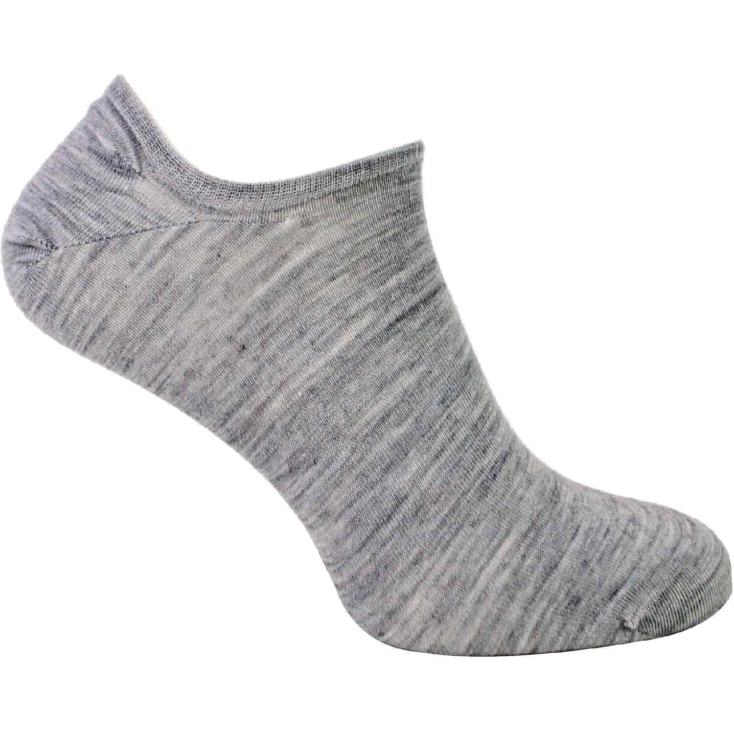 Steven Mens Merino Wool No Show Invisible Socks