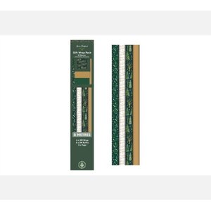 Mistletoe Gift Wrap Pack 8m Multicolor