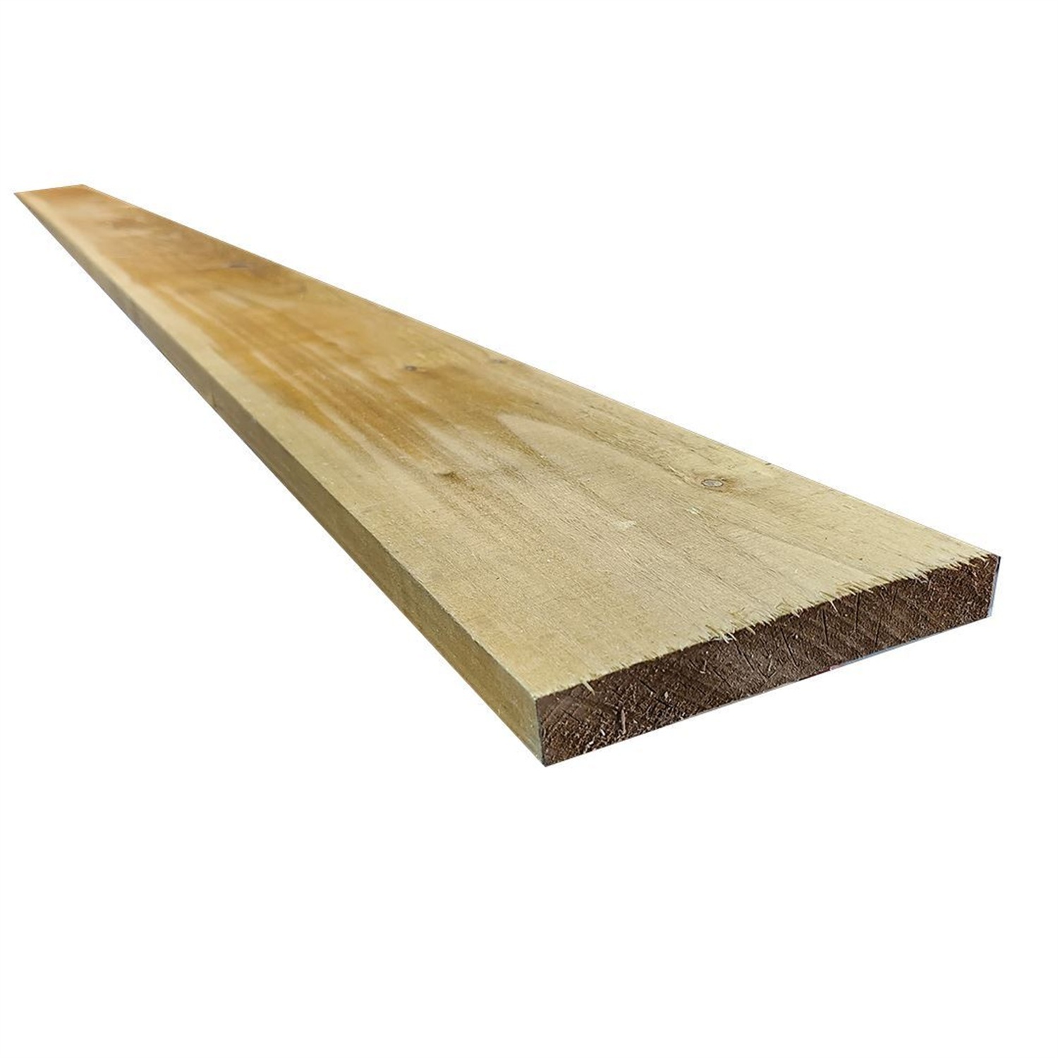 Snowdon Timber Treated 6X1" Gravel Board (T) 22Mm (W) 150Mm (L) 3.6M - Pack Of 9 - Natural / 7.5Kg