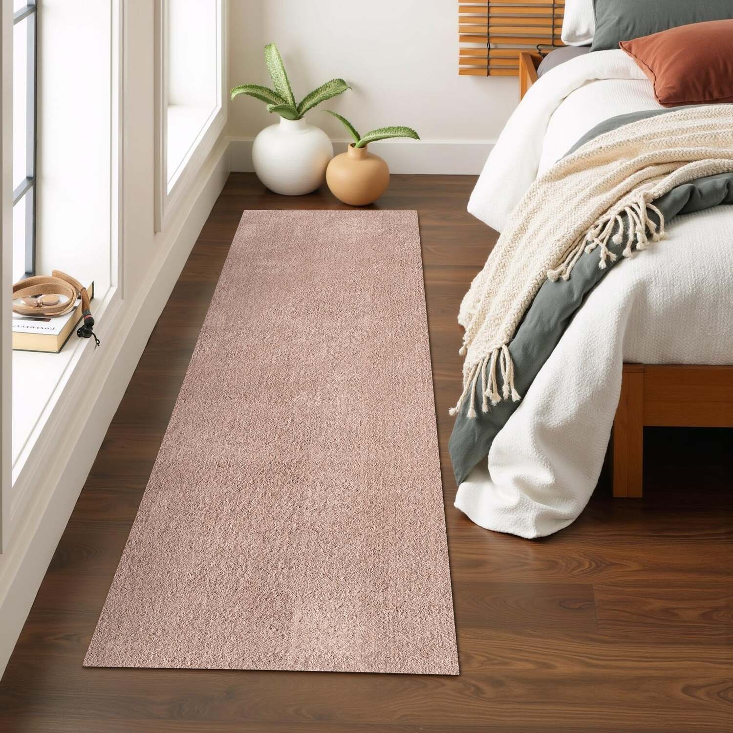 Ruglenza Stella Shaggy Rug - Mink / 110Cm