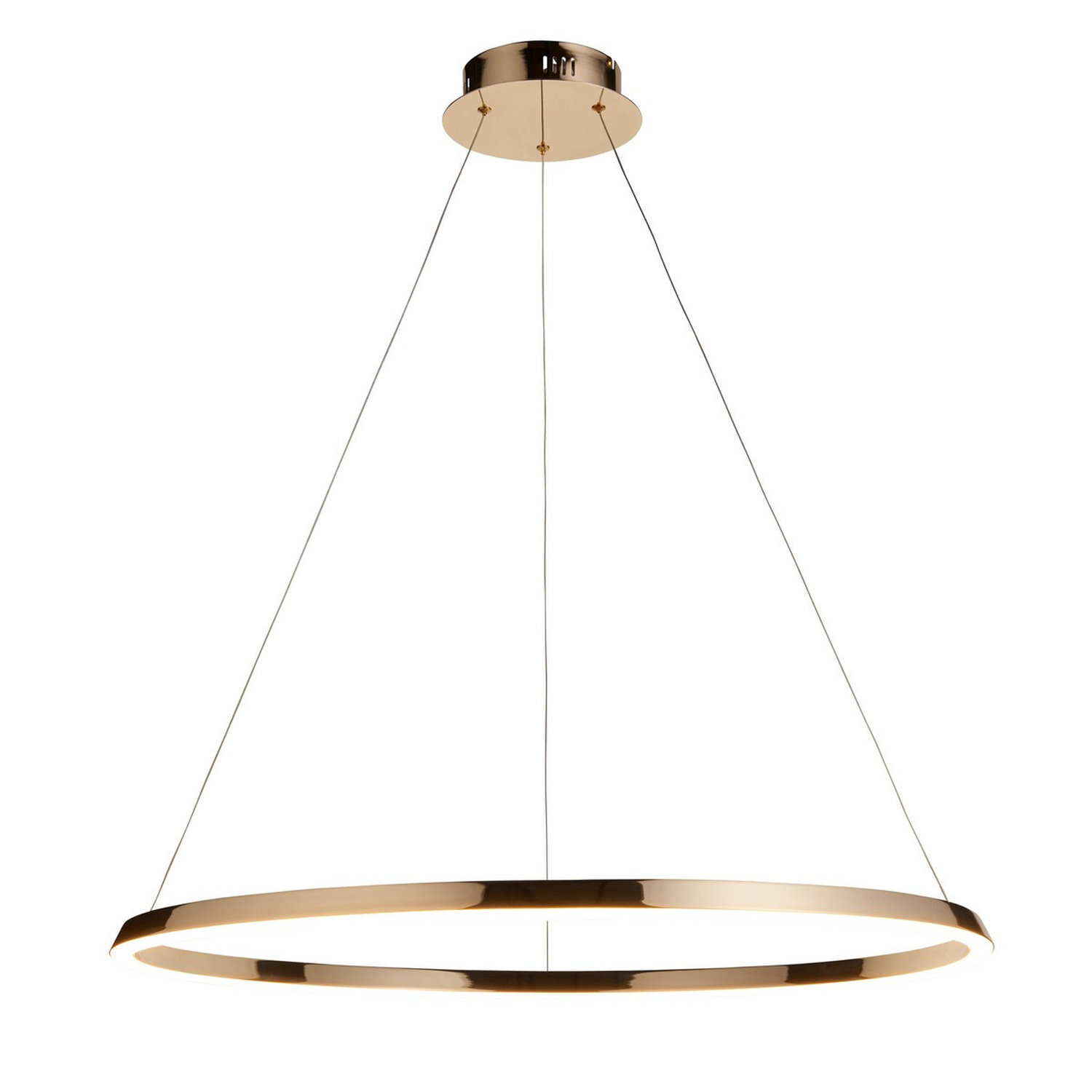 Endon Collection Lighting Staten Pendant Light Gold - Gold - Image 1
