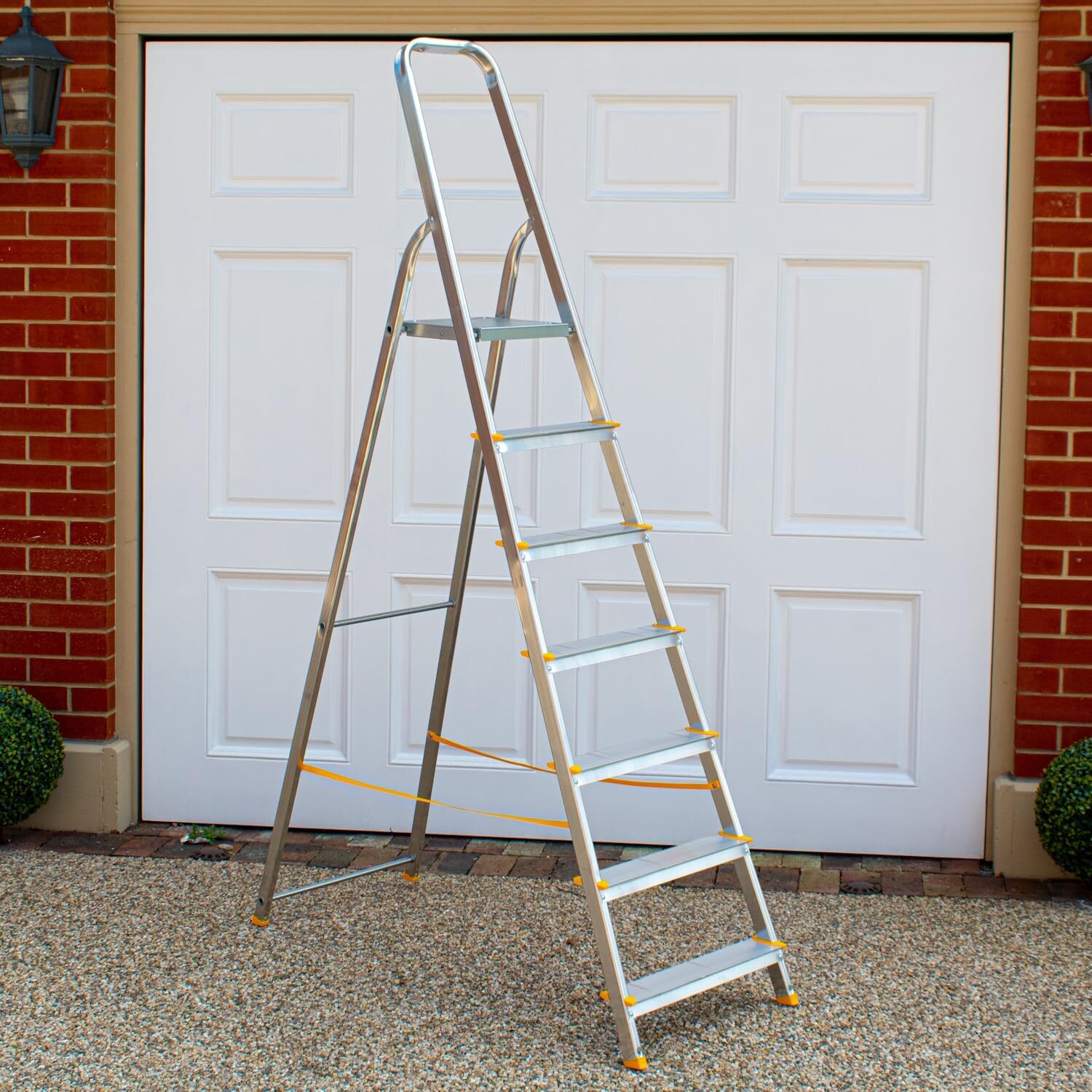Bps Trade Master Platform Step Ladder - Silver / 6.2Kg - Image 1