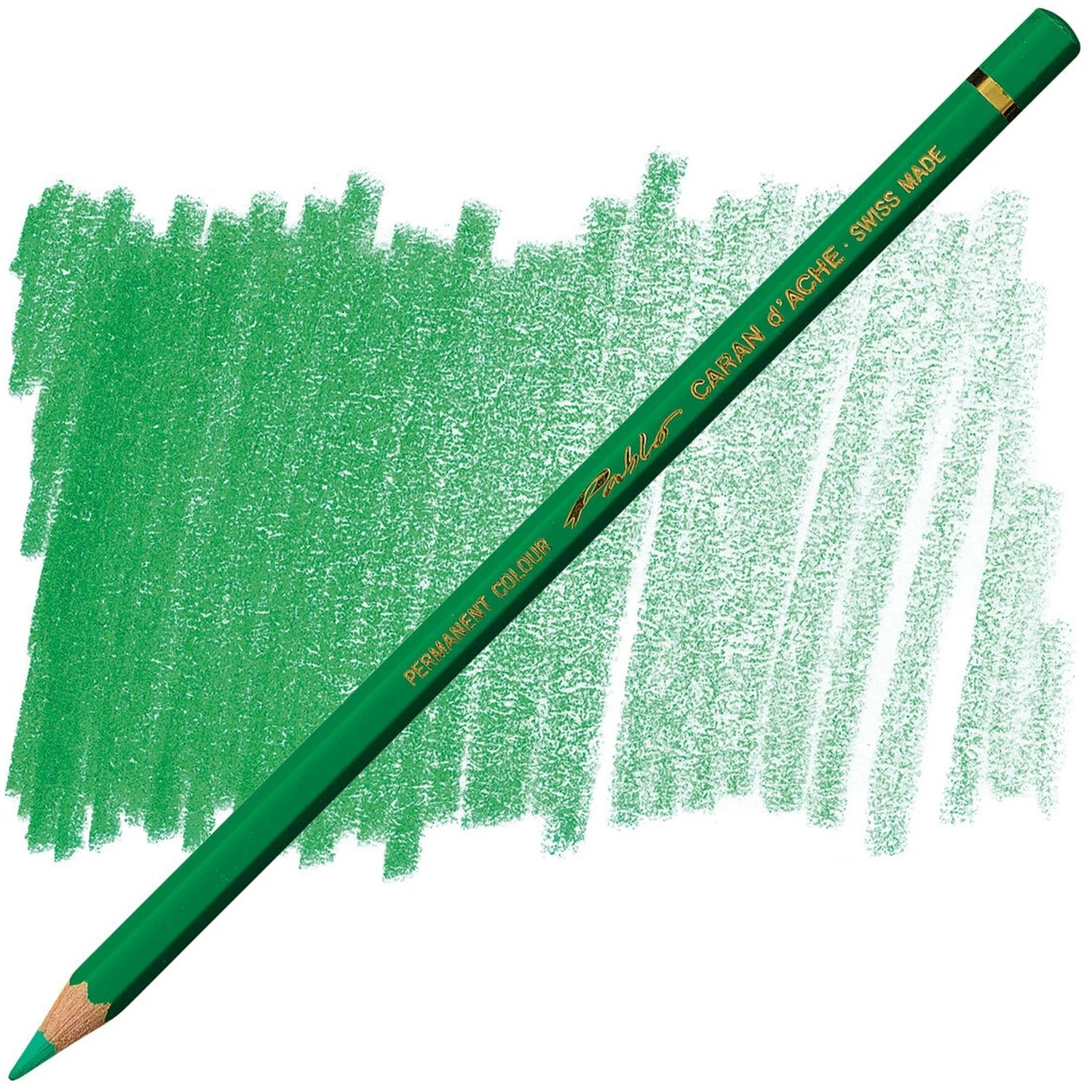 Caran D'ache Pablo Permanent Colour Pencil - Grass Green 220 - Image 1