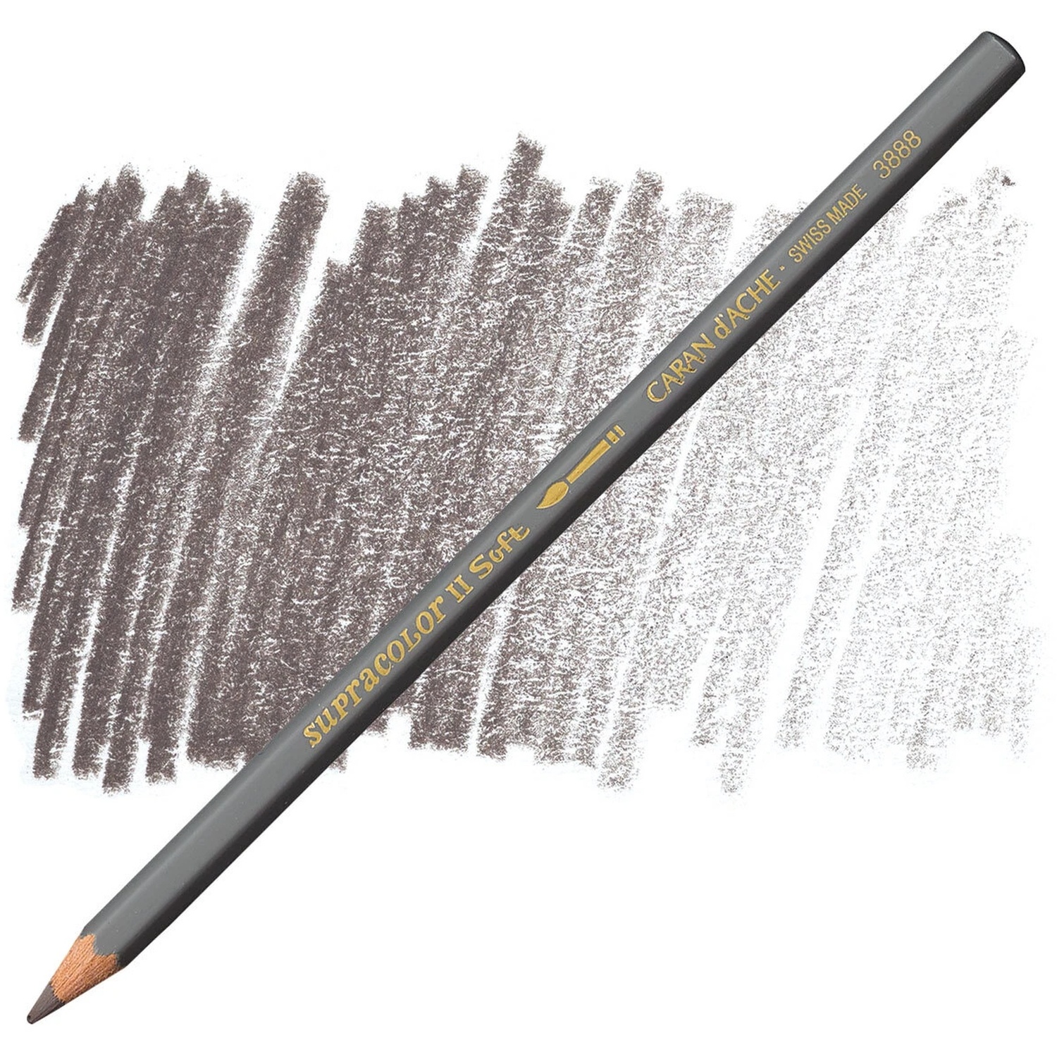 B&Q - Caran D'ache Supracolor Ii Cocoa Grey Watersoluble Artist Aquarelle Colour PencilBeige Fonce 405 - Image 1