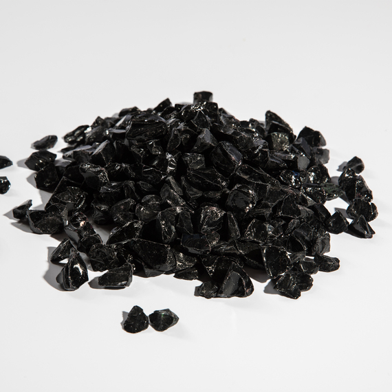 4kg Black Tempered Fire Glass Lava Rocks for Outdoor Gas Fire Pits