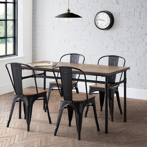 Set Of 4 Grafton Metal Chairs