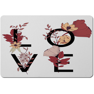 Love Typography Placemat