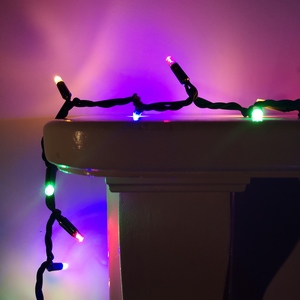100 LED Premier Christmas Connectable Outdoor Static Lights in Multicoloured