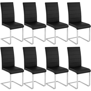 Cantilevered Dining Chairs  Set Of 8