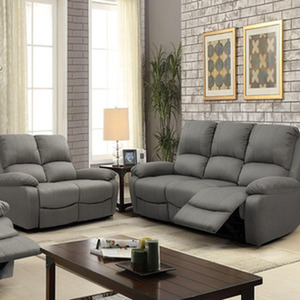 Luxury Fabric Recliner Set 3 Seat 2 Seat And Arm Chair