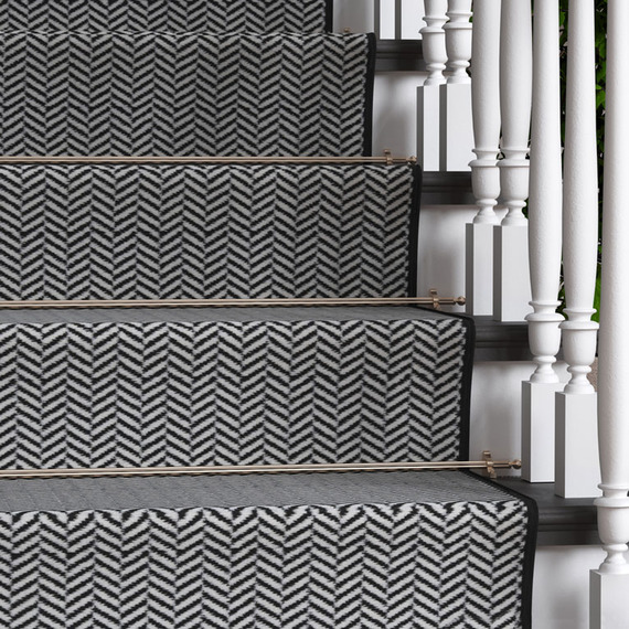 Herringbone Cut To Measure Stair Carpet Runner 60cm Wide