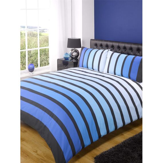 Soho Plain Striped Duvet Cover Set