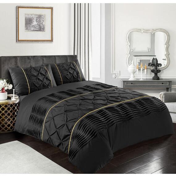Eleanor Pintuck Duvet Cover Set