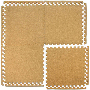 Cork Floor Mats Tiles Soft EVA Foam Base Play Home Protective Flooring