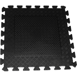 Heavy Duty Rubber Gym Mats Flooring Tiles Interlocking 4pcs