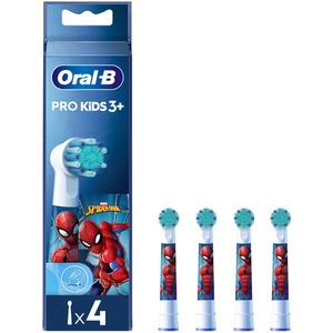 Oral-B Pro Kids Toothbrush Heads Featuring Spiderman, 4 Counts