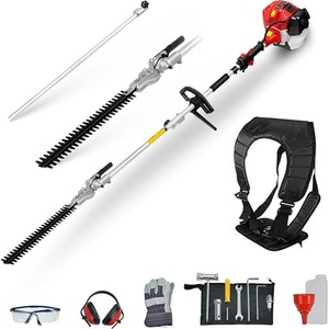 BU-KO 52cc Long Reach Petrol Hedge Trimmer