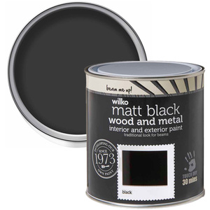 wilko Quick Dry Wood and Metal Matt Furniture Paint 1L
