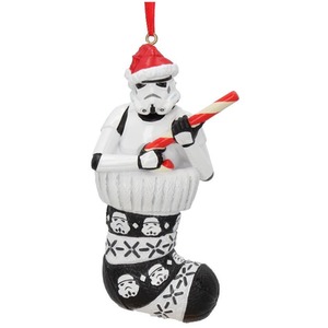 Stormtrooper in Stocking Hanging Ornament
