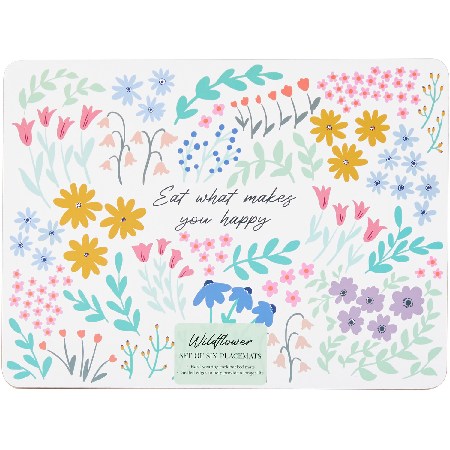 Image of Pack of 6 Wildflower Placemats -&hellip;