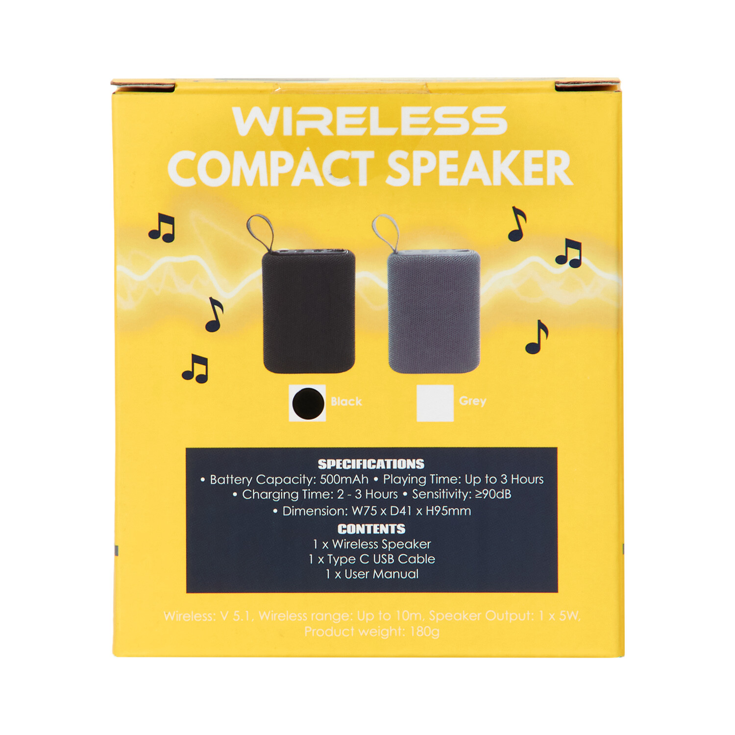 Compact Wireless Speaker