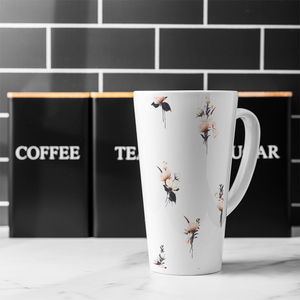Flower Bunches Latte Mug