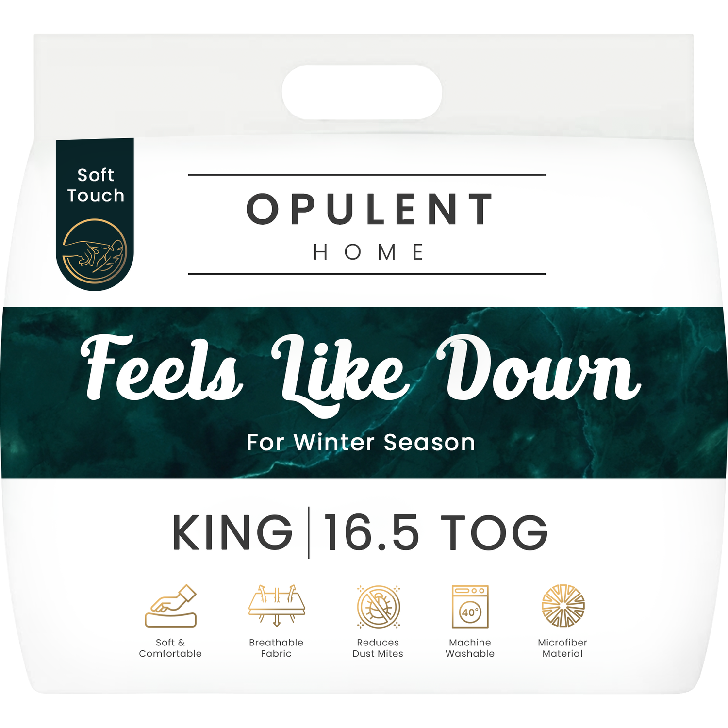 Warm And Cosy 16 5 Tog Winter Duvet - White King