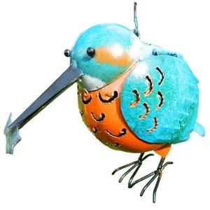 Hanging Animal Tealight Holders Kingfisher